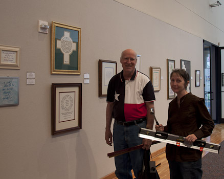 Exhibit Chari Bonnie Hoffman with Doug